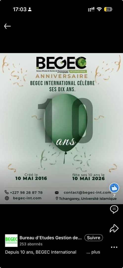 BEGEC International célèbre ses dix ans